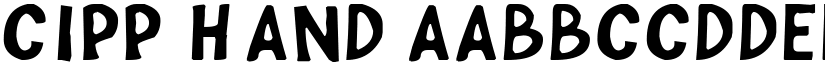 Cipp Hand font