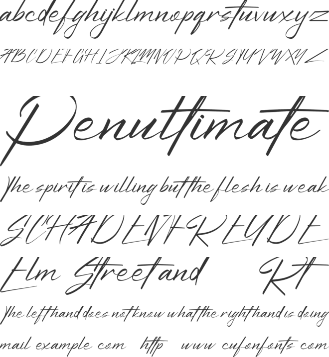 Hachirou font preview