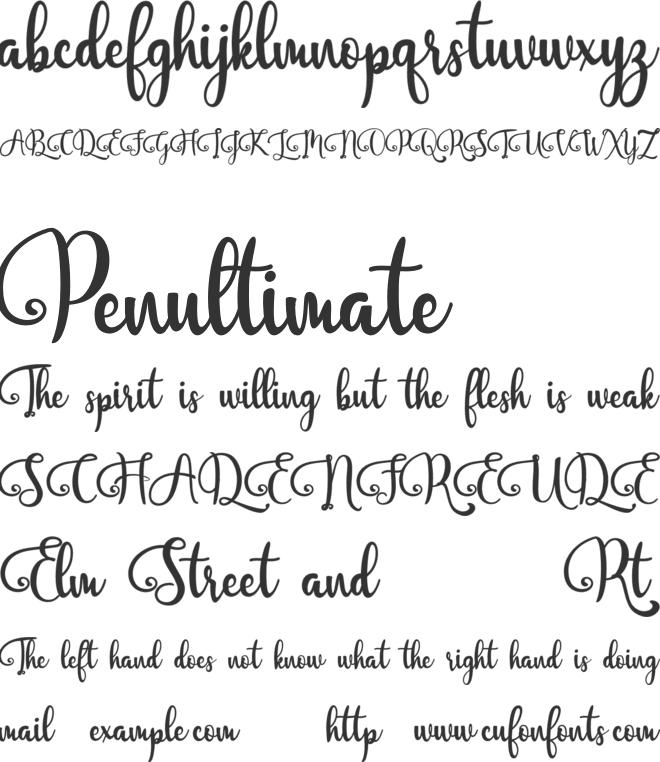 Javinka Alternate font preview