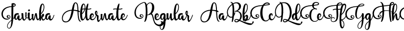Javinka Alternate Regular font