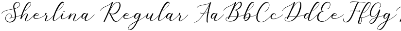 Sherlina Regular font