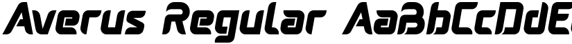 Averus Regular font