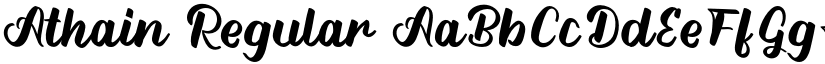 Athain Regular font