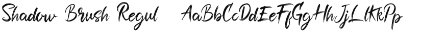 Shadow Brush font download