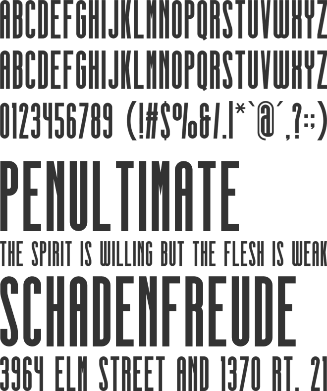 gello font preview
