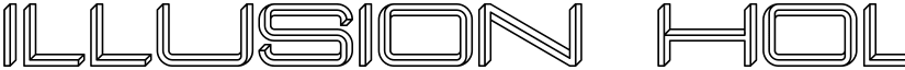 Illusion Hollow Regular font