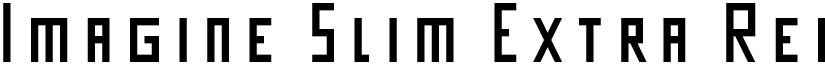 Imagine Slim Extra Regular font