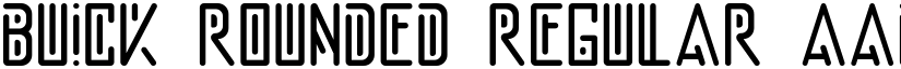 buick rounded Regular font
