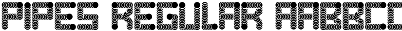 Pipes Regular font