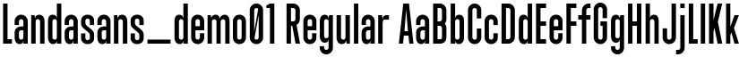 Landasans_demo01 Regular font