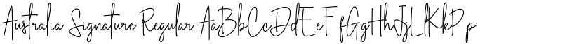 Australia Signature font download