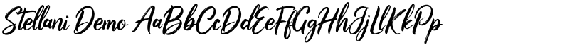 Stellani Demo font