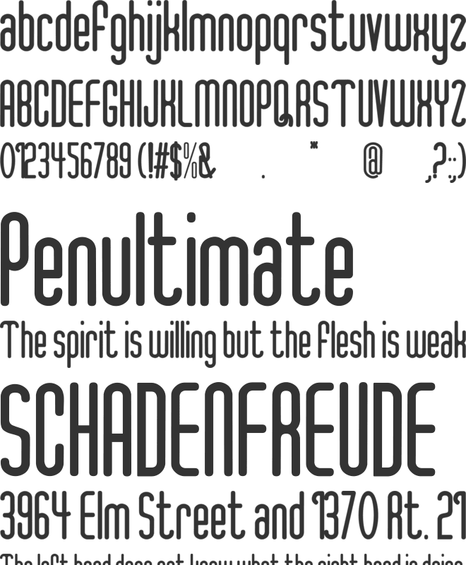 longfont font preview