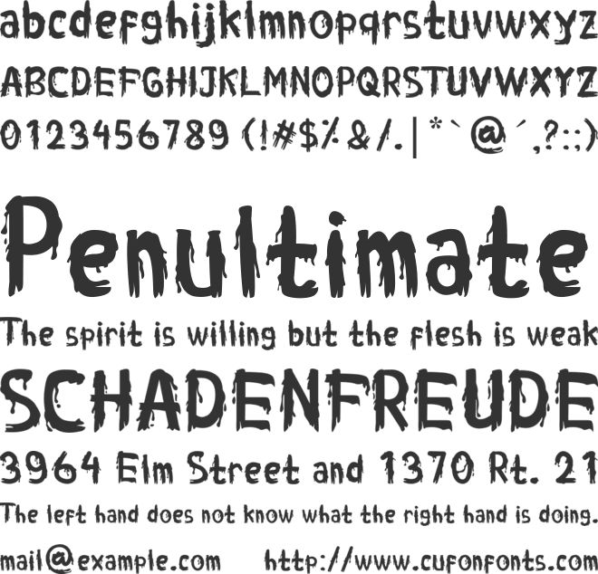 Walktrought font preview