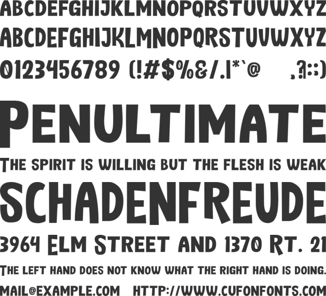 MoGa ReZeKi DuA font preview