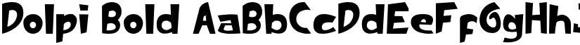 Dolpi Bold font