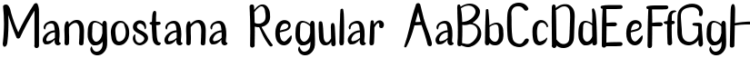 Mangostana font download