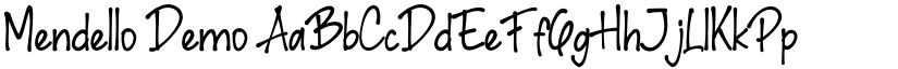 Mendello font download
