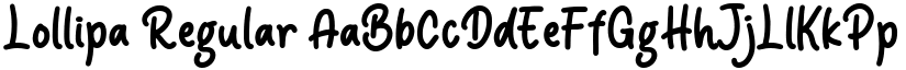 Lollipa font download