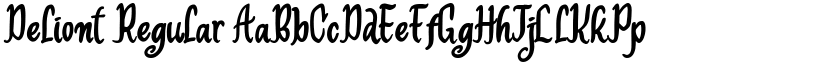Deliont font download