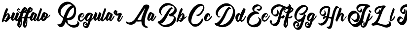 buffalo Regular font