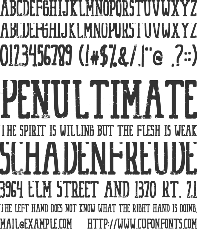 HarjunA Brush font preview