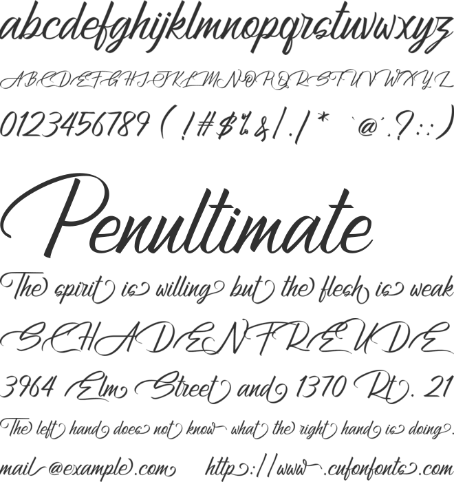 Atziluth font preview