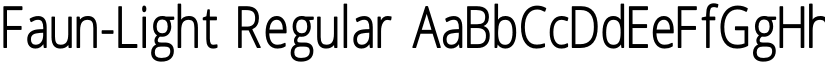 Faun-Light Regular font
