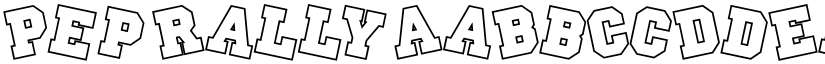 Pep Rally font