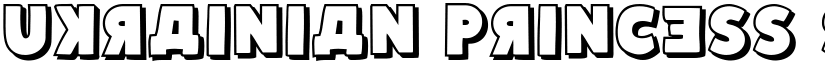 Ukrainian Princess Shadow Regular font