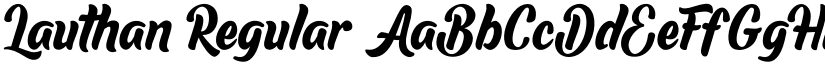 Lauthan font download