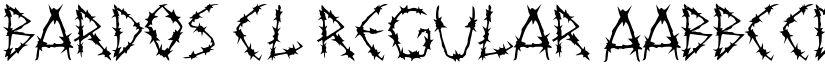 Bardos Cl font download