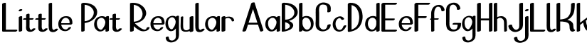 Little Pat Regular font