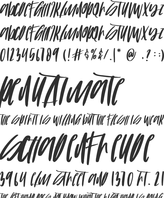 COMMODO font preview