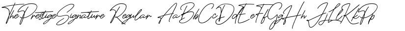 ThePrestigeSignature Regular font