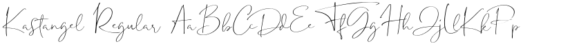 Kastangel Regular font