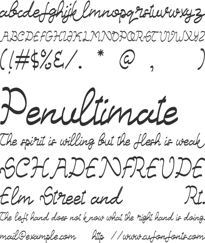 Letsdy font preview
