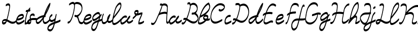 Letsdy font download
