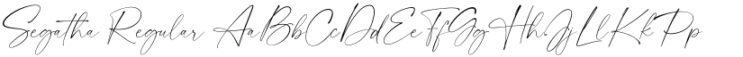 Segatha Regular font