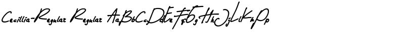 Cecillia-Regular Regular font