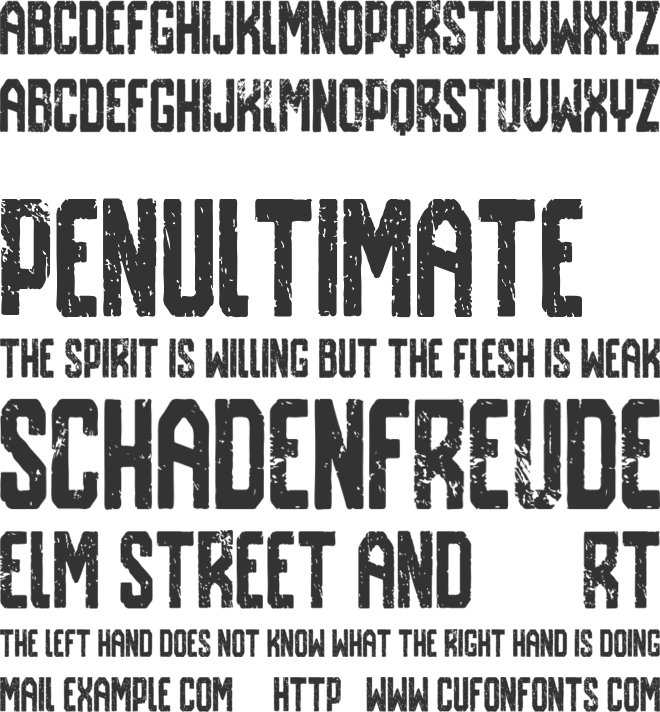 vtks ragwaris font preview