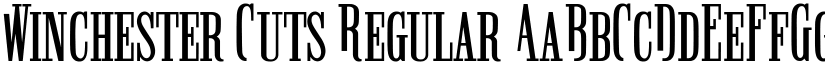 Winchester Cuts Regular font