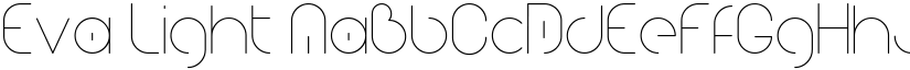 Eva Light font