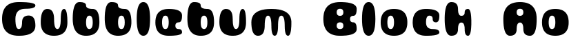 Gubblebum Black font