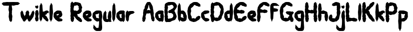 Twikle Regular font