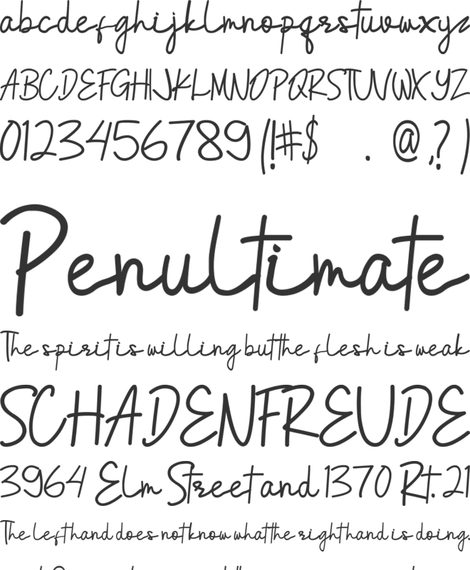 Anasthasia font preview