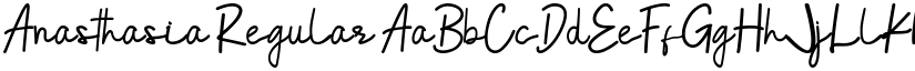 Anasthasia Regular font