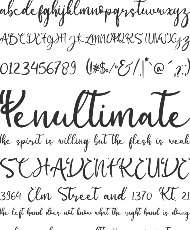babylittle font preview
