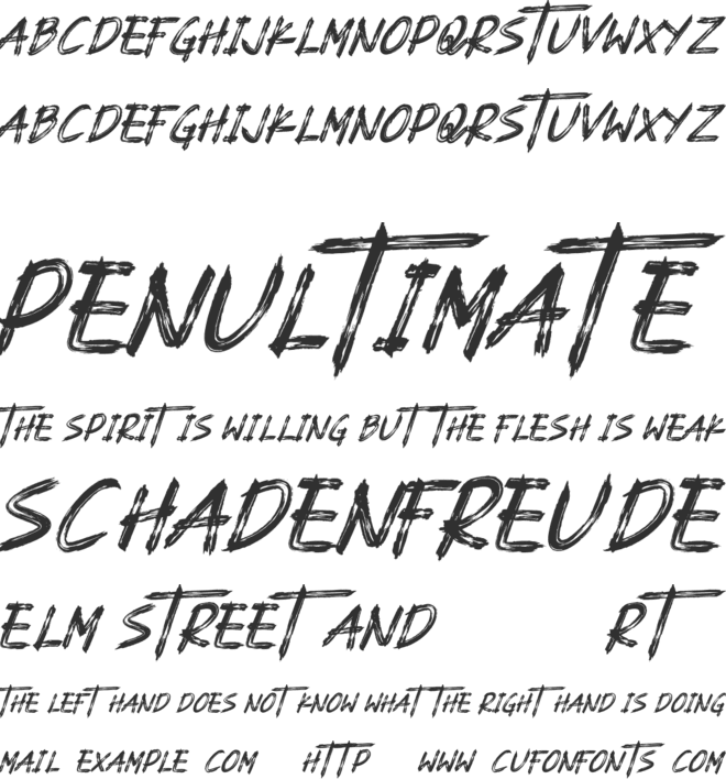 Doubtless font preview