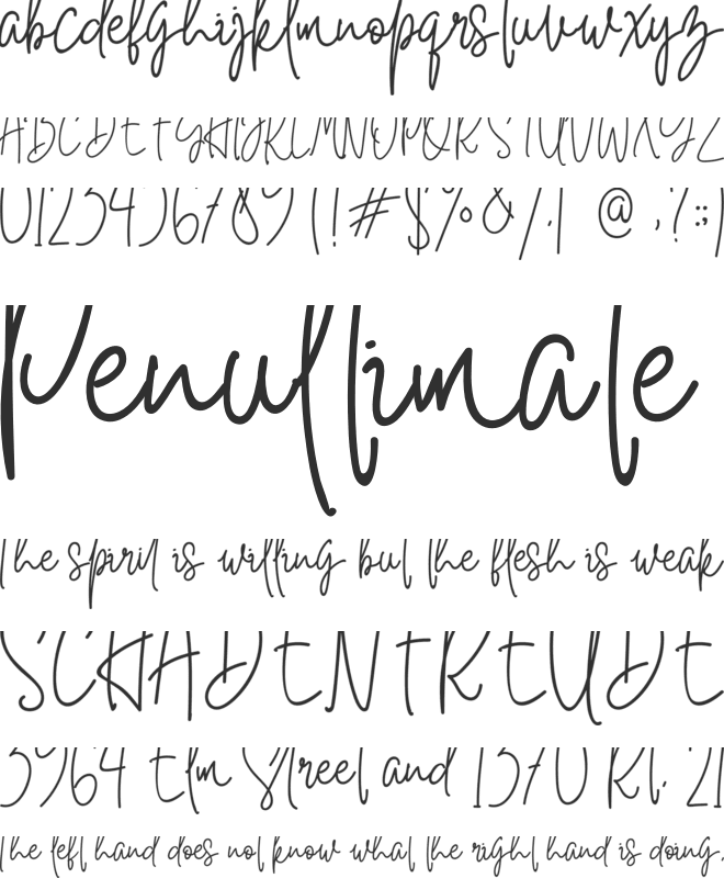 White Star free font preview